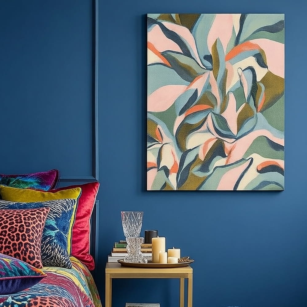 Maximalist Print Canvas Wall Art Painting Kit