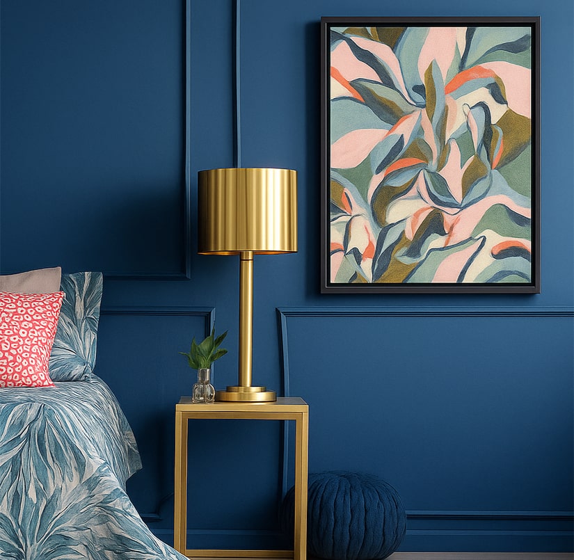 Maximalist Print Canvas Wall Art Painting Kit